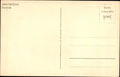 Ak Amsterdam Nordholland Niederlande, Damrak