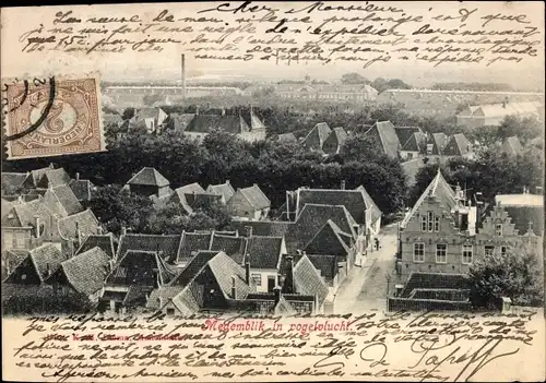 Ak Medemblik Nordholland Niederlande, Panorama