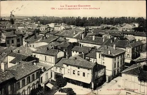 Ak Castelsarras in Tarn et Garonne, Gesamtansicht