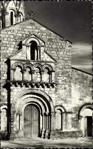 Ak La Brède Gironde, Kirche St-Jean d'Etampes