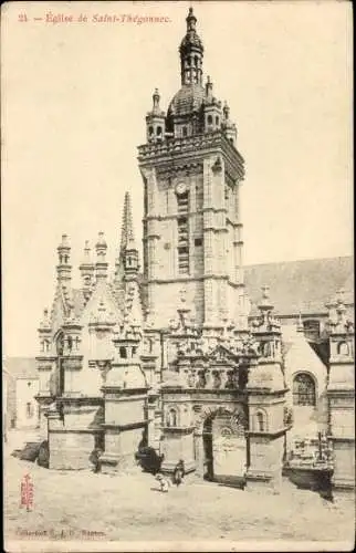 Ak Saint Thégonnec Finistère, Kirche