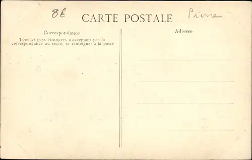 Ak Paris, Überschwemmung der Seine, Rue Van Loo, 1910