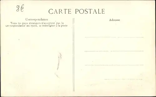 Ak Paris XVI., Crue de la Seine, Les habitants de Passy, rue Félicien David, en bateau, Café