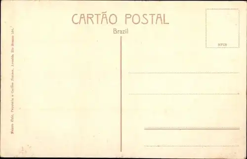 Ak Botafogo Rio de Janeiro Brasilien, Panorama