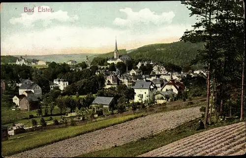 Ak Bad Elster im Vogtland, Gesamtansicht