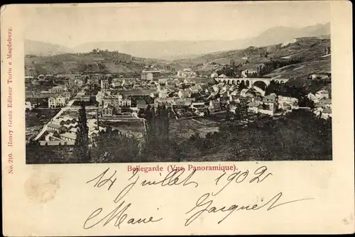 Ak Bellegarde Loiret, Panoramablick