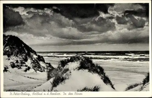 Ak Nordseebad Sankt Peter Ording, Dünen