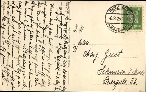 Ak Ratzeburg i. Lauenburg, Abrahamsberg