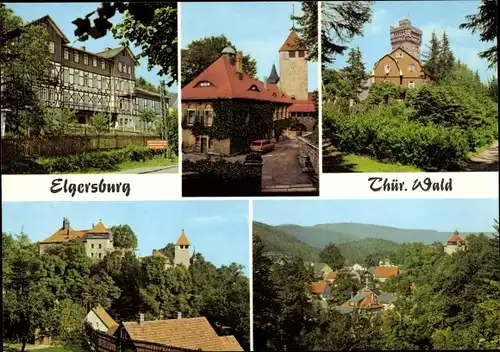 Ak Elgersburg in Thüringen, Hohe Warte, Reichsbahn-Erholungsheim, FDGB-Heim Schloss Elgersburg