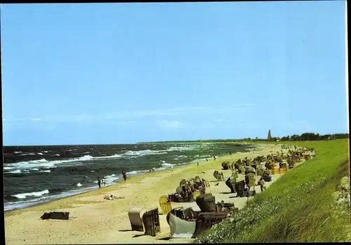 Ak Ostseebad Dierhagen, Strand, Strandkörbe, Badegäste