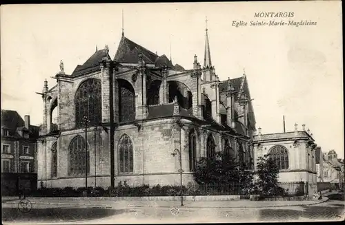 Ak Montargis Loiret, Kirche Sainte-Marie-Magdeleine