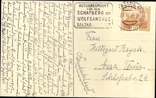 Ak St. Wolfgang am Wolfgangsee Oberösterreich, Hupfmühle