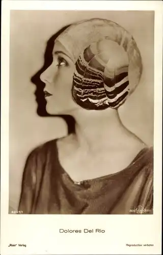 Ak Schauspielerin Dolores del Rio, Portrait, Ross Verlag 4267/1