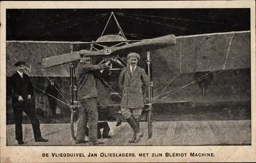 Ak Aviation, De vliegduivel Jan Olieslagers met zijn Bleriot Machine