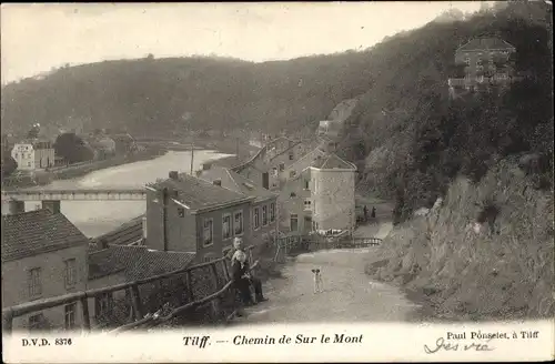 Ak Tilff Esneux Wallonie Lüttich, Chemin de Sur le Mont