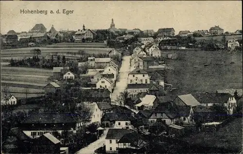 Ak Hohenberg an der Eger Oberfranken, Gesamtansicht