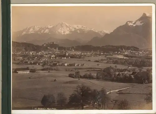Foto Salzburg in Österreich, Panorama von Maria Plain aus gesehen