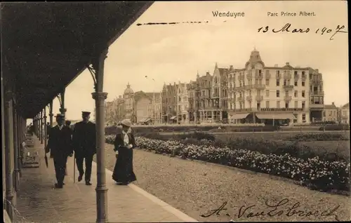 Ak Wenduine Wenduyne De Haan Westflandern, Parc Prince Albert