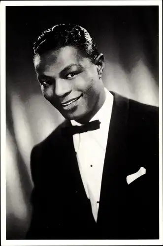 Ak Musiker Nat King Cole, Portrait