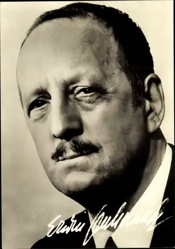 Ak Schauspieler Erwin Geschonneck, Portrait, Wählt die Kandidaten der Nationalen Front, Wahl 1967