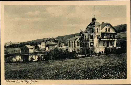 Ak Vogelsgrün Auerbach Vogtland, Sommerfrische, Inh. Karl Khillimberger