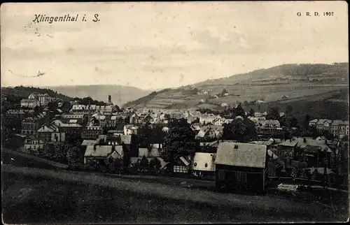 Ak Klingenthal Vogtland, Panorama