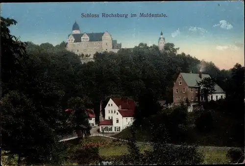 Ak Rochsburg Lunzenau in Sachsen, Schloss Rochsburg
