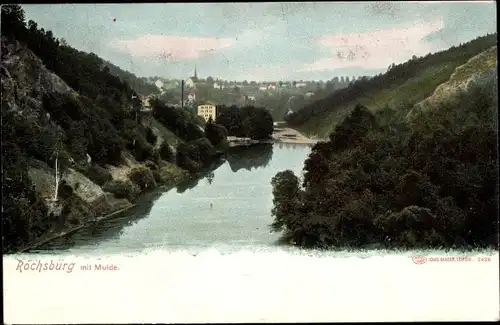 Ak Rochsburg Lunzenau in Sachsen, Muldental