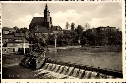 Ak Penig in Sachsen, Kirche, Wehr