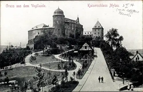 Ak Mylau Reichenbach im Vogtland, Kaiserschloss