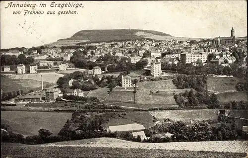 Ak Annaberg Buchholz im Erzgebirge, Gesamtansicht von Frohnau aus