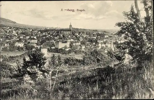 Ak Annaberg Buchholz im Erzgebirge, Gesamtansicht