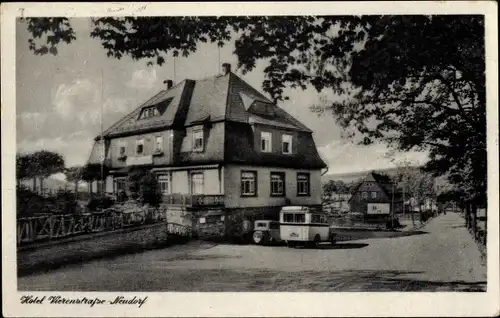 Ak Neudorf Sehmatal im Erzgebirge, Gasthaus Vierenstraße