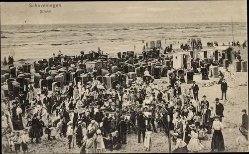 Ak Scheveningen Den Haag Südholland, Strand