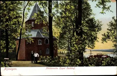 Ak Nijmegen Gelderland, Heidensche Kapel Valkhof