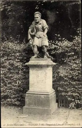 Postkarte Versailles Yvelines, Garten, Denkmal