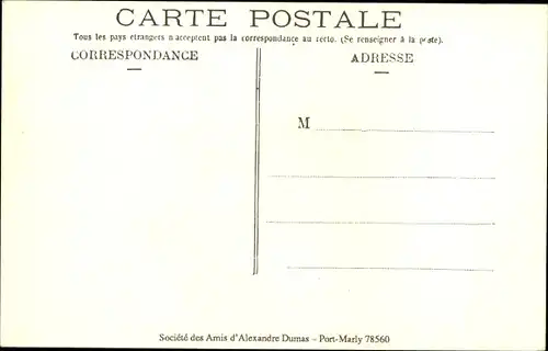 Ak Port Marly Yvelines, Monte-Cristo, ehemaliger Besitz von Alexandre Dumas