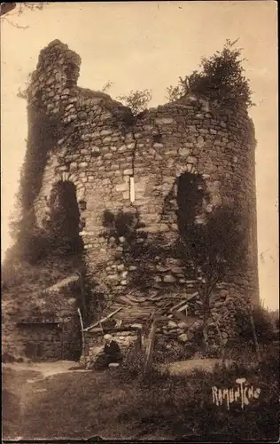 Ak Parthenay Deux Sèvres, Überrest der Stadtmauer