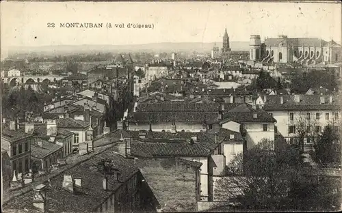 Ak Montauban Tarn et Garonne, Gesamtansicht