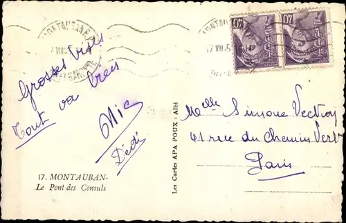 Ak Montauban Tarn et Garonne, Die Brücken der Konsuln