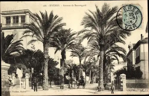 Ak Hyères Var, Avenue de Beauregard