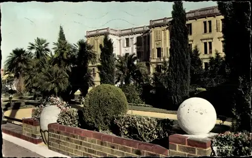 Ak Hyères les Palmiers Var, Garten des Park-Hotels