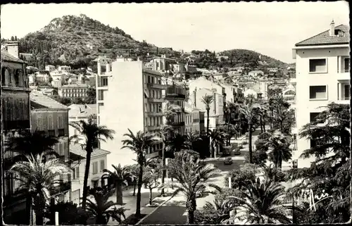 Ak Hyères les Palmiers Var, Avenue Gambetta
