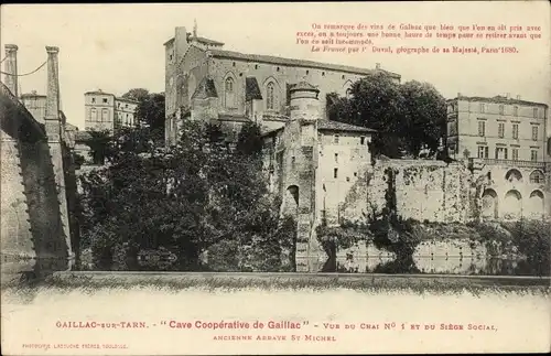 Ak Gaillac sur Tarn, ehemalige Abtei Saint-Michel