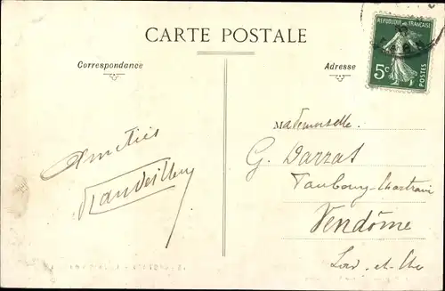 Ak Castres Tarn, Le Jardin du Mail