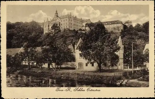 Ak Gera in Thüringen, Elster, Schloss Osterstein