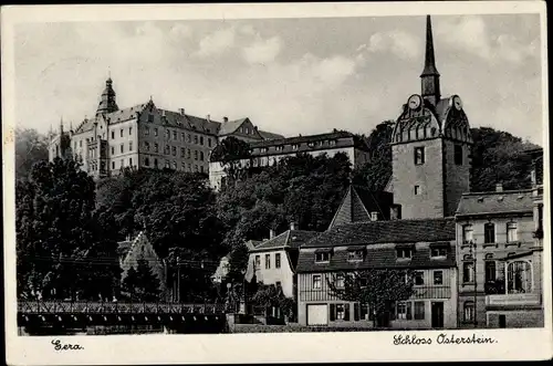 Ak Untermhaus Gera in Thüringen, Schloss Osterstein, Kirche