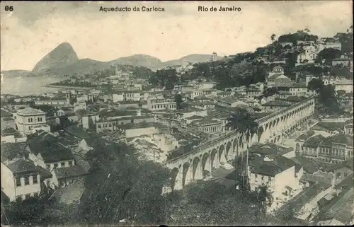 Ak Rio de Janeiro Brasilien, Aqueducto da Carioca