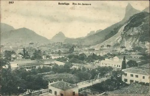 Ak Botafogo Rio de Janeiro Brasilien, Panorama