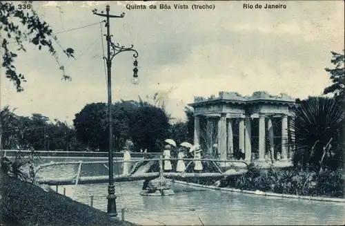 Ak Rio de Janeiro Brasilien, Quinta da Boa Vista